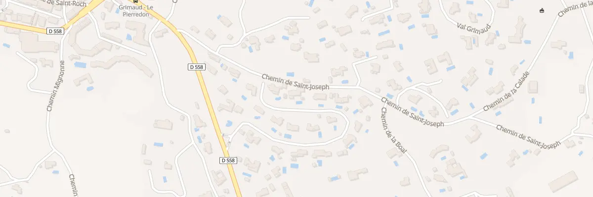 Plan du 236 Che Saint-Joseph à Grimaud