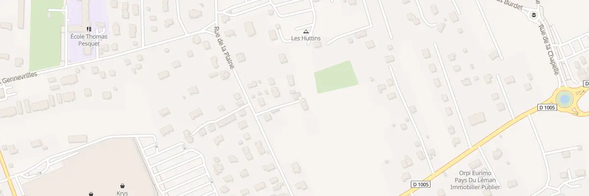 Plan du 53A Rue de la Plaine à Publier