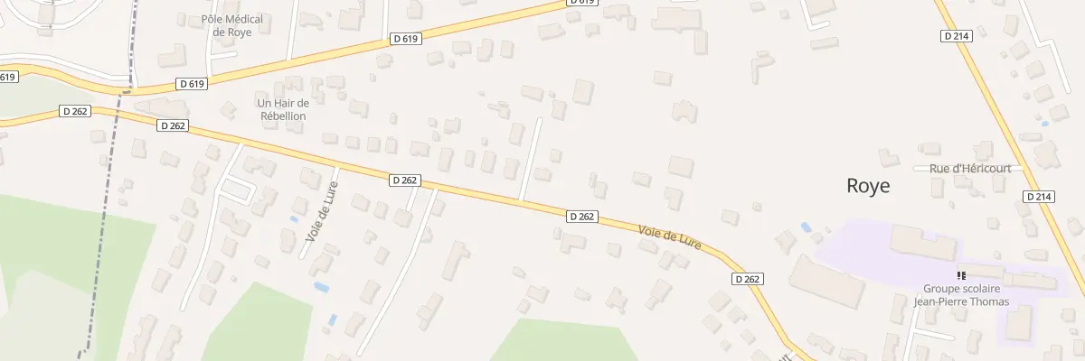 Plan du 6T Rue Voie de Lure à Roye