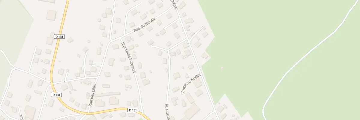 Plan du 3 Rue de la Fenotte à Orchamps-Vennes