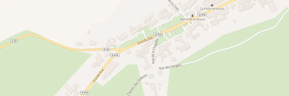 Plan du 61 Grande Rue à Arracourt