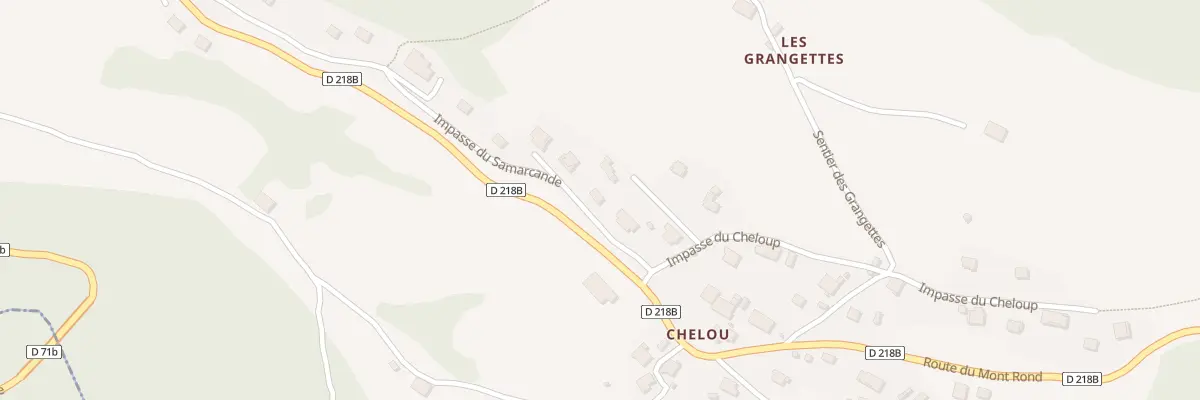 Plan du 70 Imp du Samarcande à Notre-Dame-de-Bellecombe