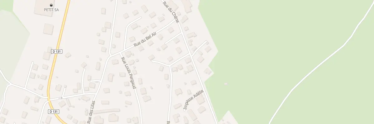 Plan du 1 Rue de la Fenotte à Orchamps-Vennes