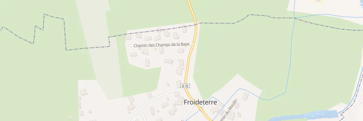 Plan du 8 Rte de SAINT-GERMAIN à Froideterre