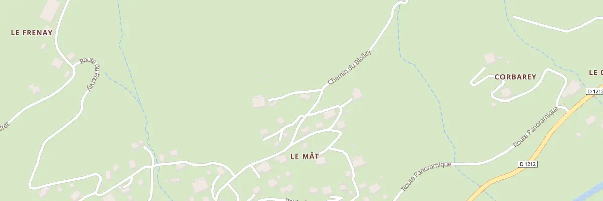 Plan du 253 Rte du Mas à Flumet