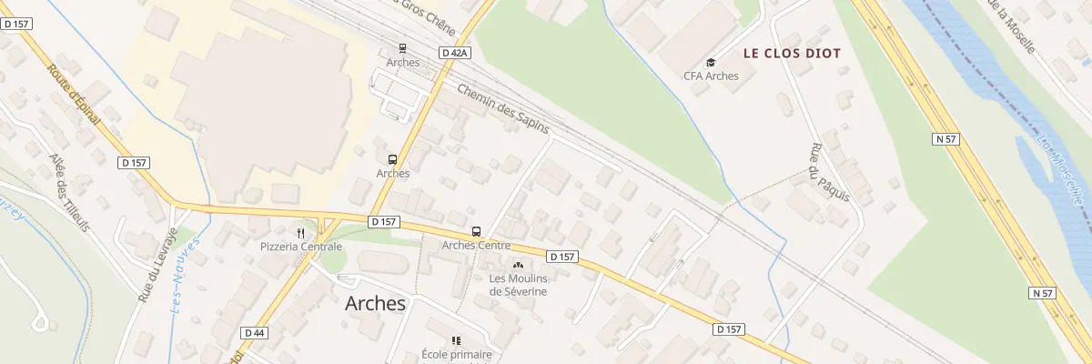 Plan du 12 Che des Sapins à Arches