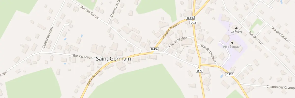 Plan du 2 Rte de Lure à Saint-Germain