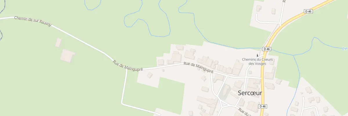 Plan du 175 Rue de Maingupré à Sercœur