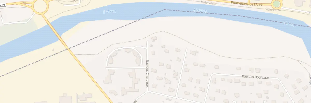 Plan du 121 Rue des Chartreux à Marnaz