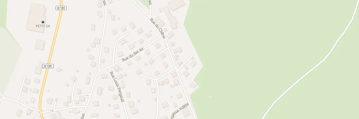 Plan du 12B Rue du Chêne à Orchamps-Vennes