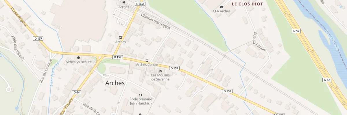 Plan du 19B Rte de Remiremont à Arches