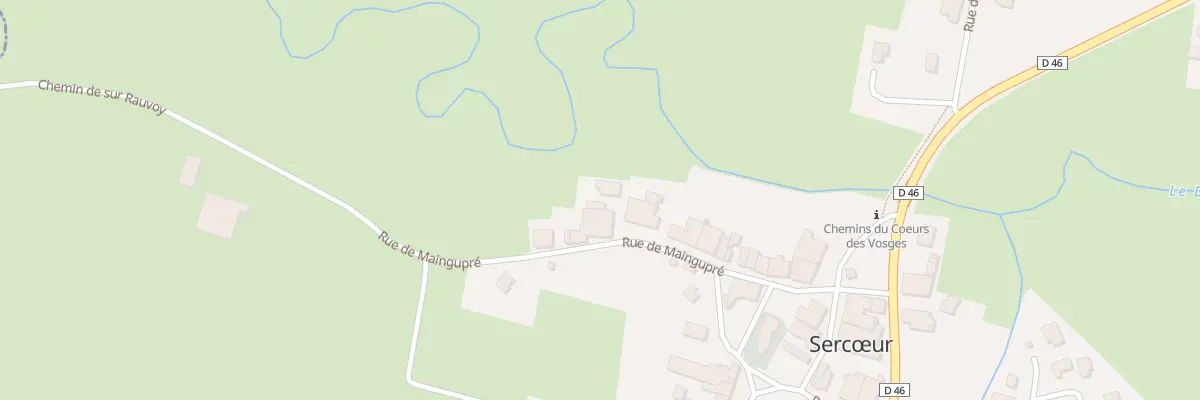 Plan du 203 Rue de Maingupré à Sercœur