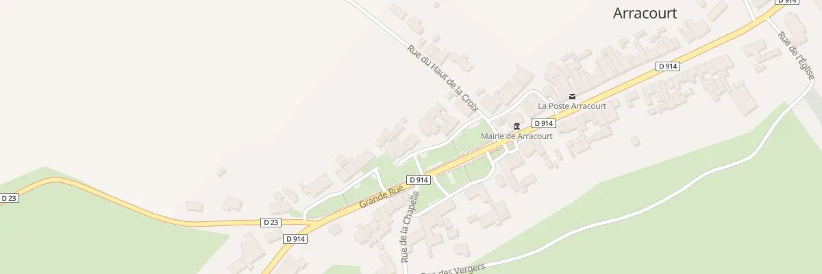 Plan du 62 Grande Rue à Arracourt