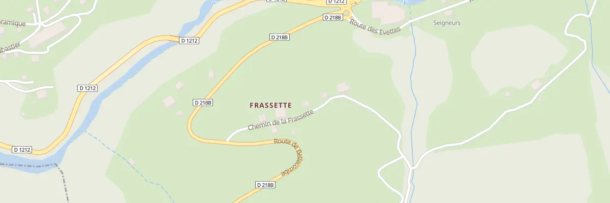 Plan du 143 Che de la Frassette à Flumet