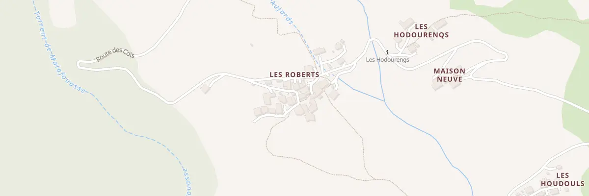 Plan du 5125 Les Roberts à Freissinières