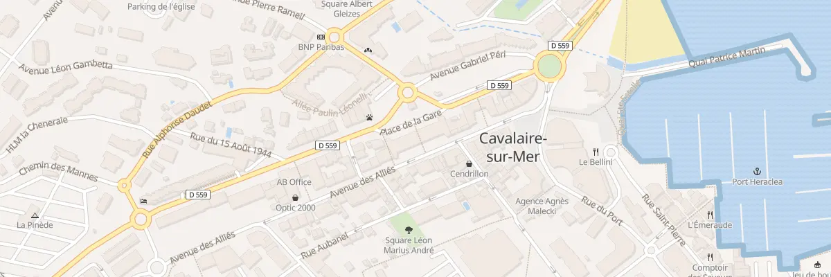 Plan du 5972 Res Les Palmiers à Cavalaire-sur-Mer