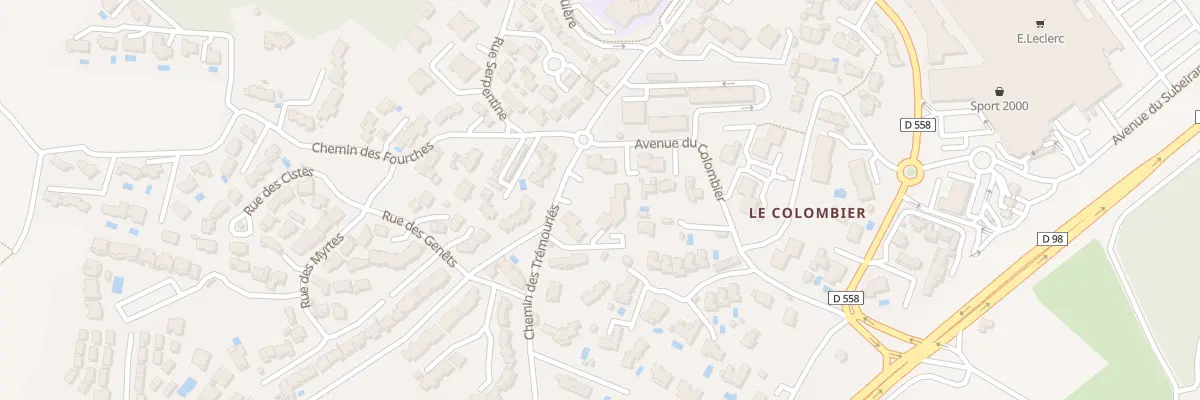 Plan du 43 Che de Tremouriés à Cogolin
