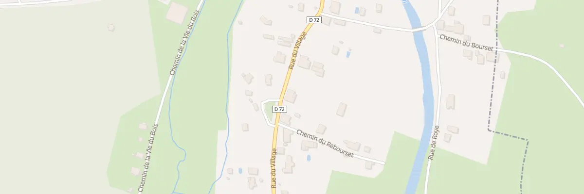 Plan du 25 RUE du VILLAGE à Froideterre