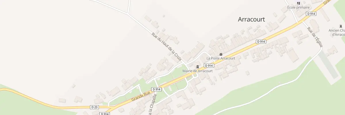 Plan du 56 Grande Rue à Arracourt