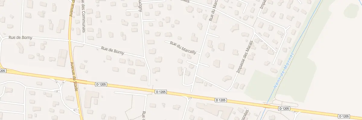 Plan du 74 Rue du Marcelly à Marnaz