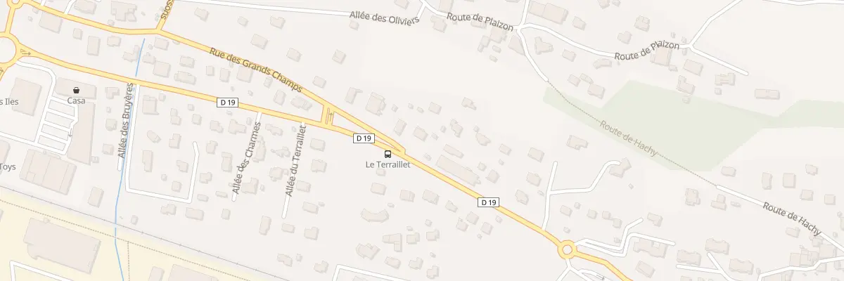 Plan du 6 Rue des Grands Champs à Thyez