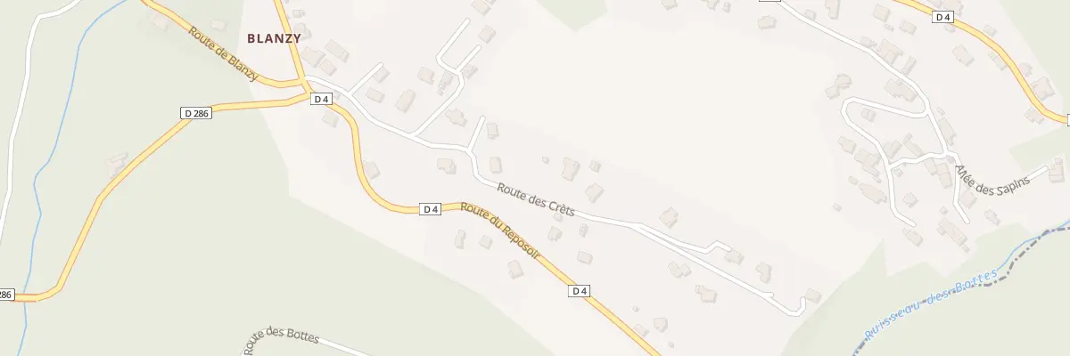 Plan du 268 Rte des Crêts à Marnaz