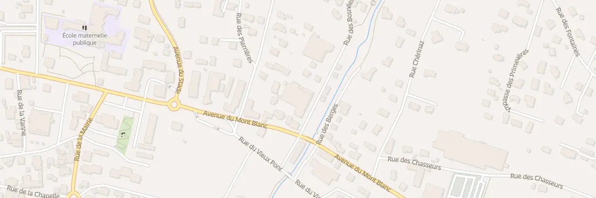 Plan du 50 Rue des Bosnées à Marnaz