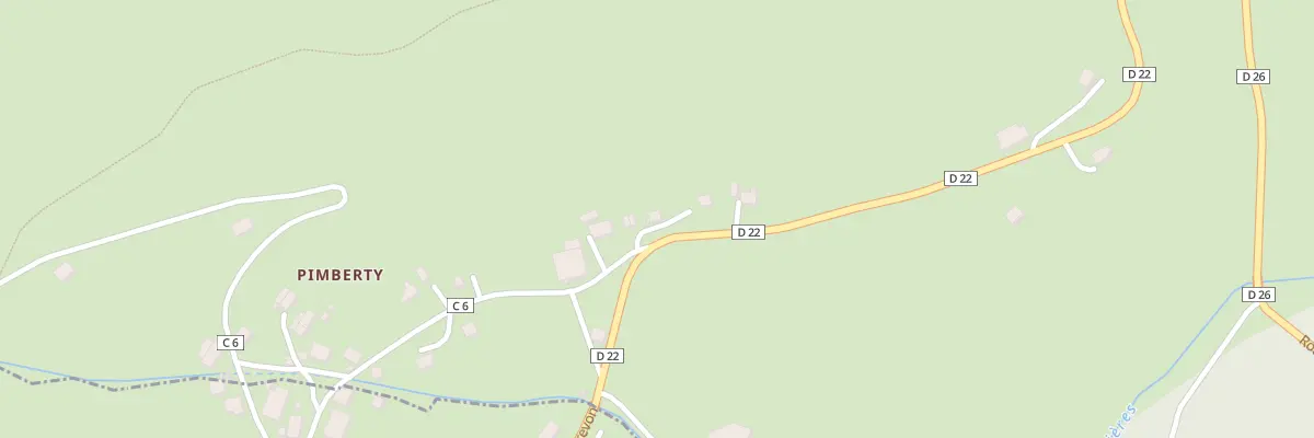 Plan du 6 Rte de Pimberty à Vailly