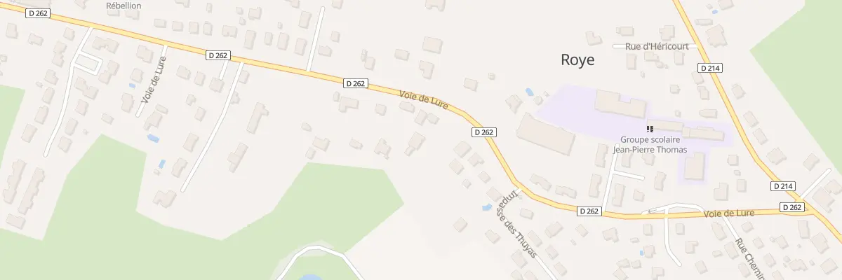 Plan du 23A Rue Voie de Lure à Roye