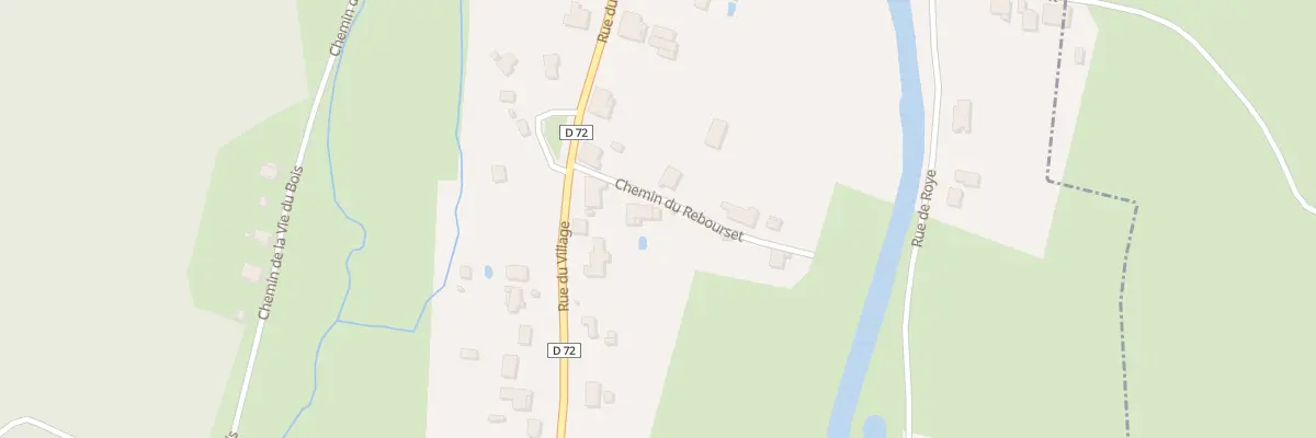 Plan du 1 Imp du REBOURSET à Froideterre