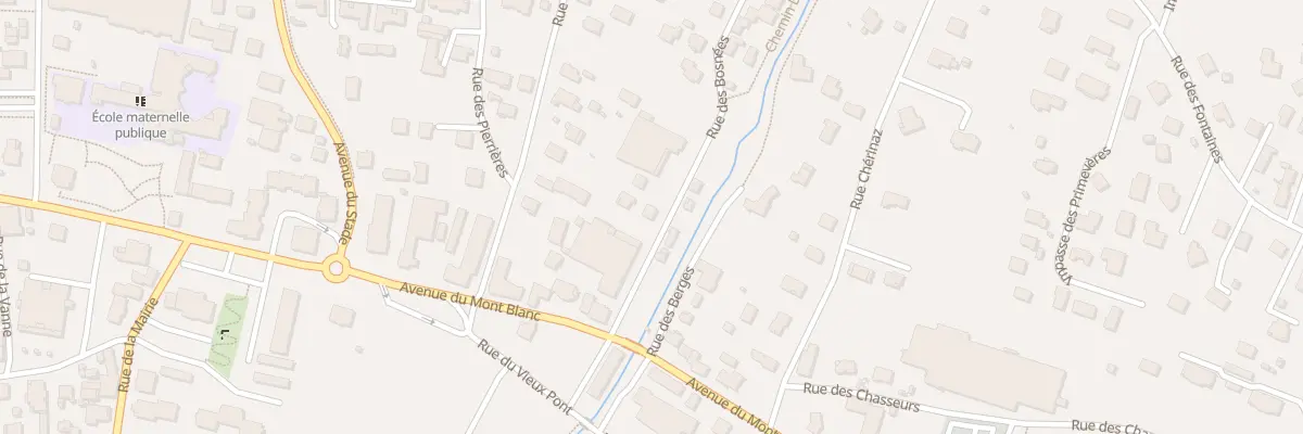 Plan du 94 Rue des Bosnées à Marnaz