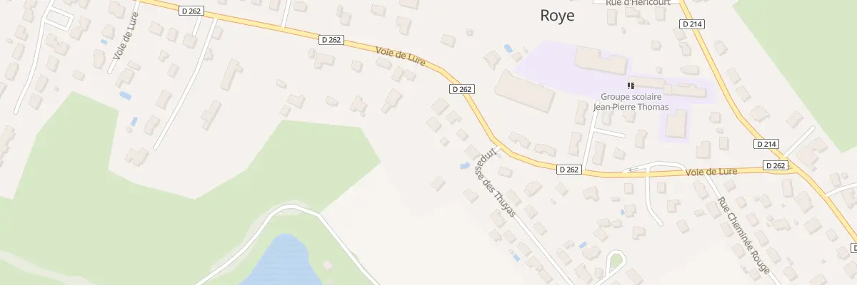 Plan du 19 Rue Voie de Lure à Roye
