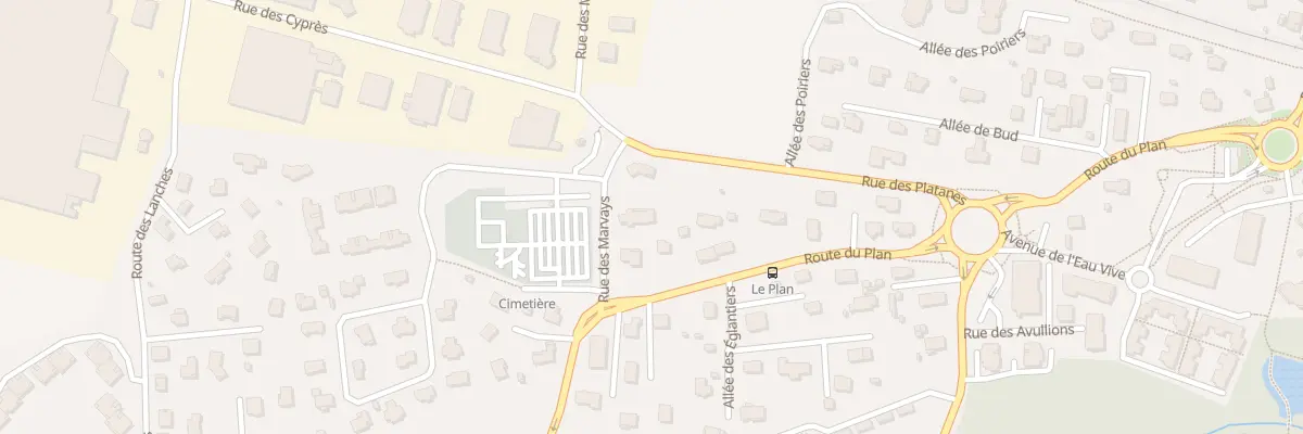 Plan du 66 Rue des Marvays à Thyez