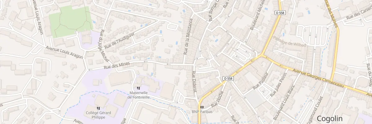 Plan du 6 Rue des Mines à Cogolin