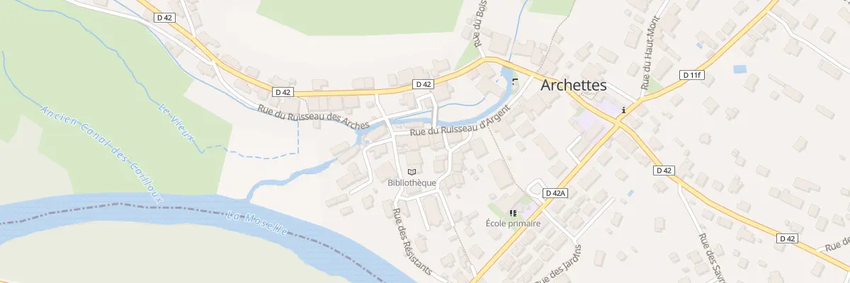 Plan du 117 Rue du Ruisseau d’Argent à Archettes