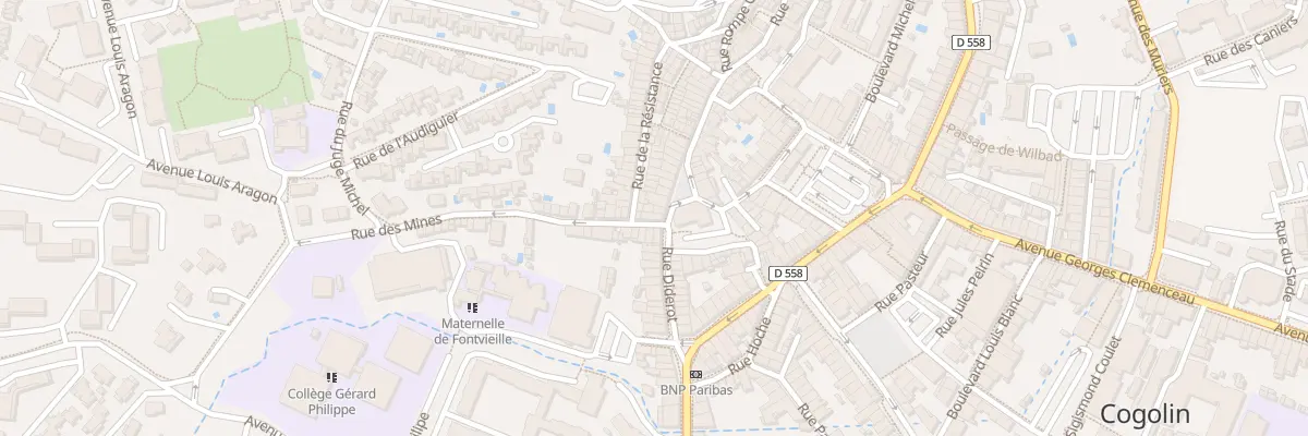 Plan du 1 Rue Nationale à Cogolin