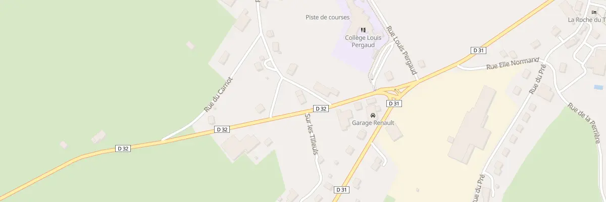 Plan du 6 Rue de Vercel à Pierrefontaine-les-Varans