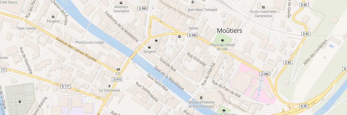 Plan du 49 Pl Saint-Antoine à Moûtiers