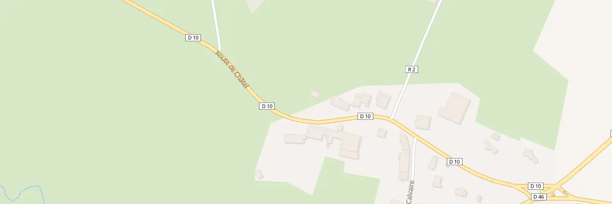 Plan du 416 Rte de Chatel à Sercœur