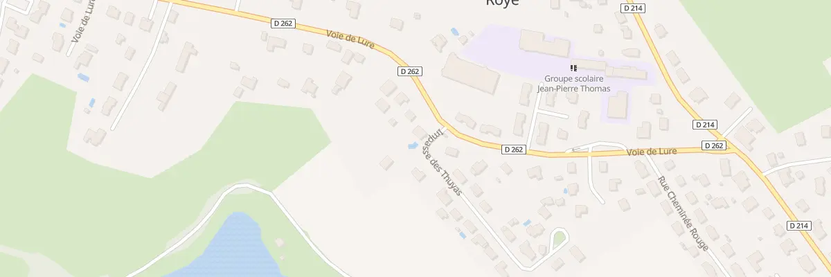 Plan du 13 Rue Voie de Lure à Roye