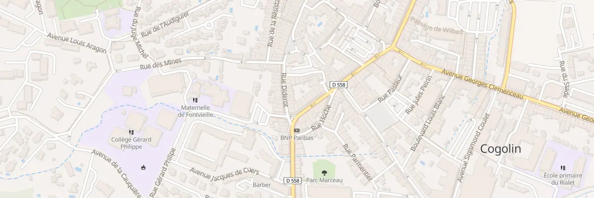 Plan du 32 Rue Gambetta à Cogolin