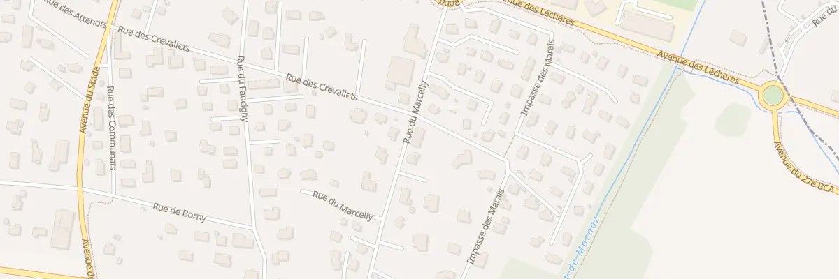 Plan du 223 Rue du Marcelly à Marnaz