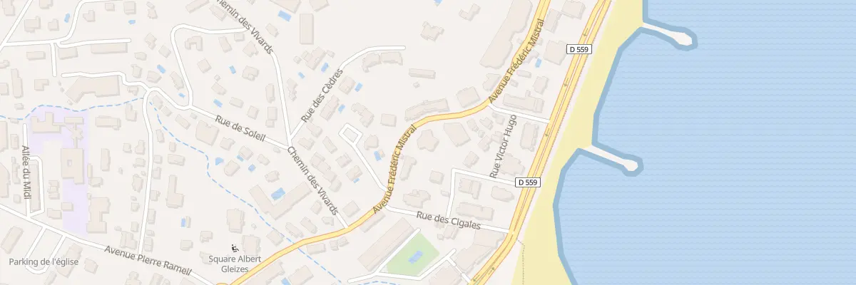 Plan du 96 Rue des Flots Bleus à Cavalaire-sur-Mer