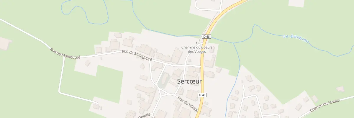 Plan du 78 Rue du Village à Sercœur
