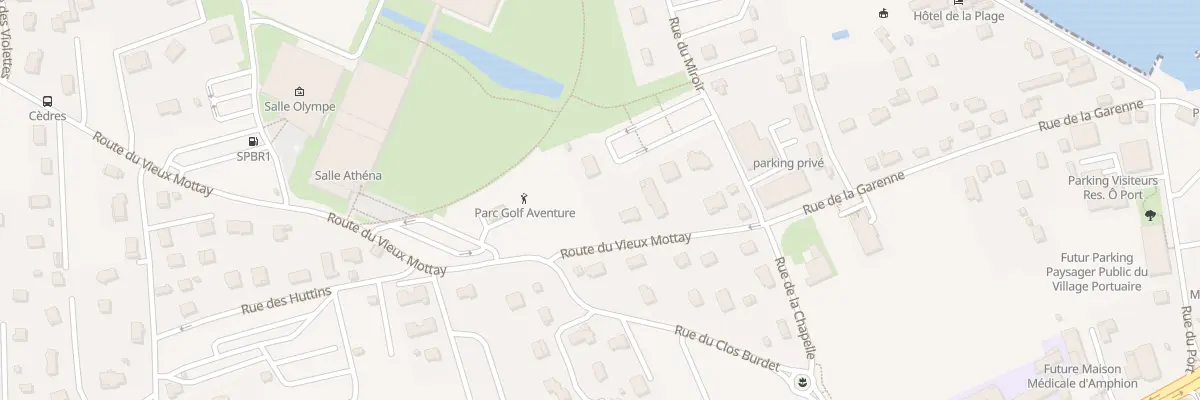 Plan du 134 Rte du Vieux Mottay à Publier