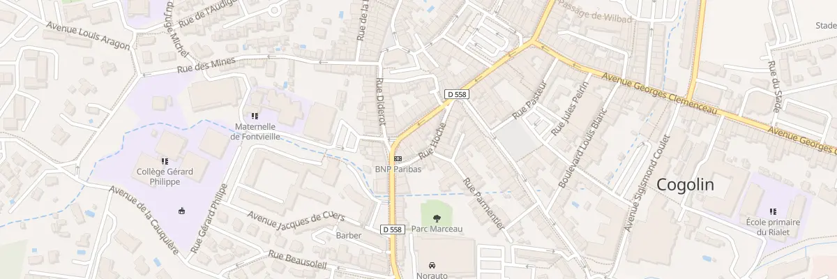 Plan du 27 Rue Gambetta à Cogolin