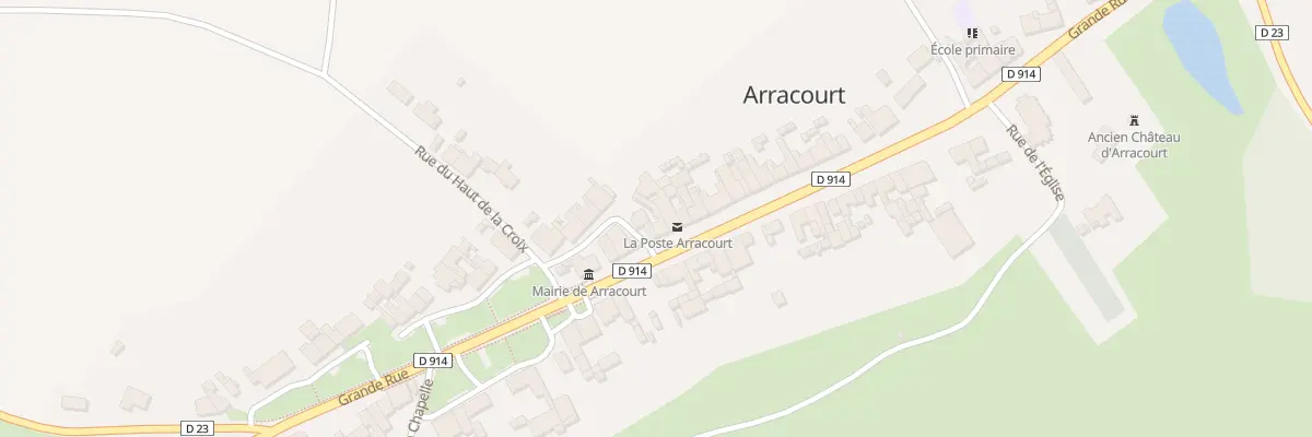 Plan du 44 Grande Rue à Arracourt
