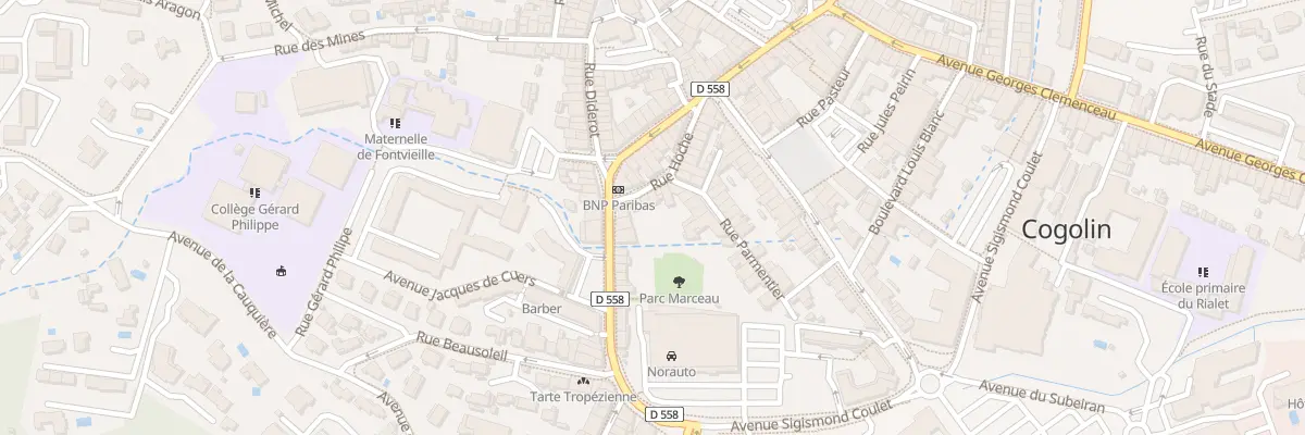Plan du 23 Rue Hoche à Cogolin