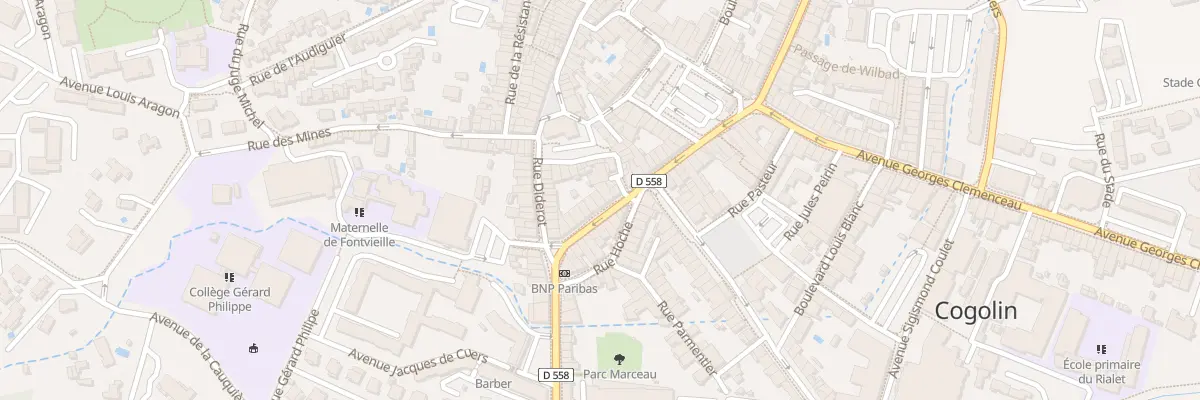 Plan du 24 Rue Gambetta à Cogolin