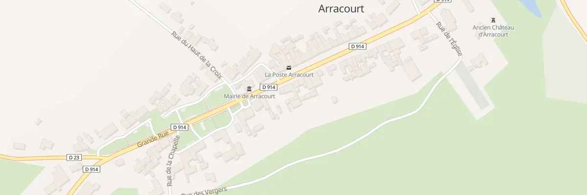 Plan du 41 Grande Rue à Arracourt